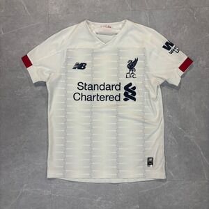 New Balance Liverpool FC 2019-20 Away Jersey Youth Medium White Bob Paisley Kit